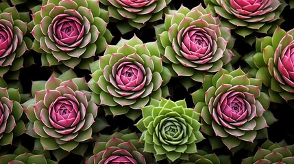 A format-filling image featuring the Common Houseleek (Sempervivum tectorum) captured in Bavaria, Germany, showcasing the beauty of this succulent plant in the European landscape.