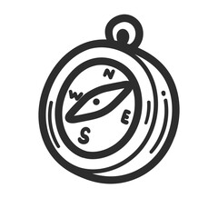 Bushcraft, Hiking, Camping - Symbol. Vector