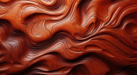 Wood pattern with wavy textured