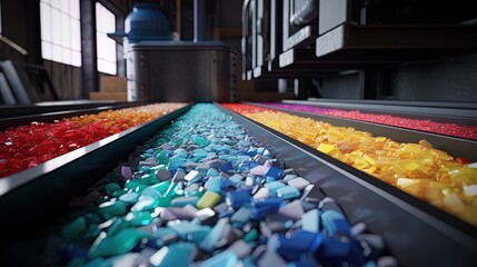 installation for processing plastic waste into granules, emphasizing the importance of resaking to reduce