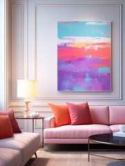 Emotion Evoked: Color Field Wall Art in Bold Solid Colors