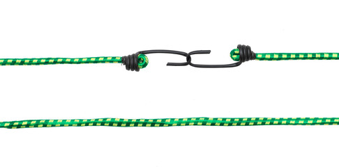 Green Bungee Straps With Steel Hooks for a wide variety of applications	