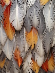 Feathered Masterpieces: Striking Patterns and Scenes with Real or Imitation Feathers for a Natural and Airy Touch