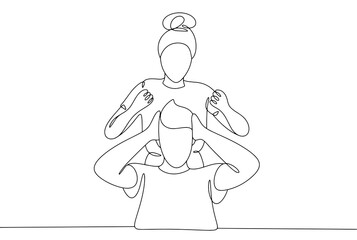 Woman. Screams. Man. One line