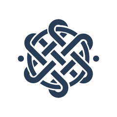 The sign of the Kiel knot braided in a circle