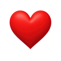  coraz&oacute;n rojo sobre fondo transparente png, concepto San Valent&iacute;n 