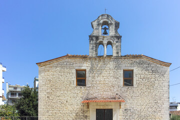 Fototapeta na wymiar Street and building at town of Arta, Epirus, Greece