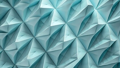abstract 3d background of triangular shapes in light blue colors modern wallpaper of geometric patterns