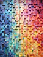 Pixelated Mosaic Wall Art: Modern Twist on Traditional Mosaics
