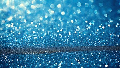 abstract glitter blue background