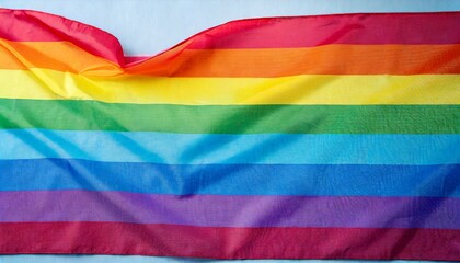 rainbow flag pattern on fabric texture for lgbt pride for transgender day of remembrance and transgender awareness week concept - obrazy, fototapety, plakaty