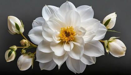 Fototapeta na wymiar white flower on background cutout