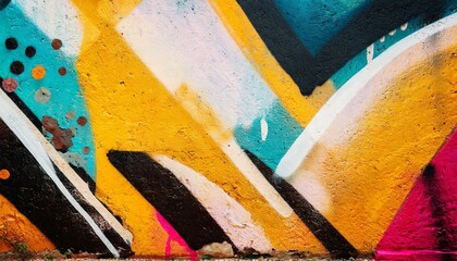 graffiti wall abstract background generative ai not real photo idea for artistic pop art background...
