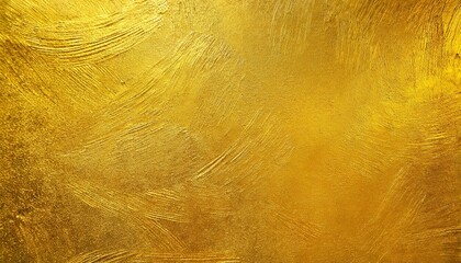 details of golden texture background gold color painted on cement wall for background and wallpaper...