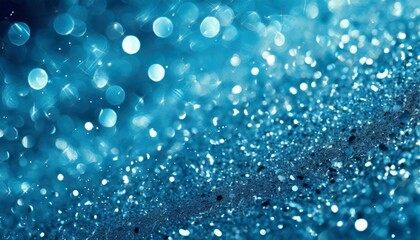 abstract glitter blue background