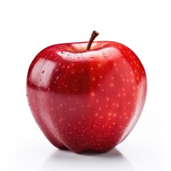 red apple isolated on white background