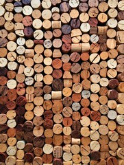 Wine Cork Mosaics: Stylish Kitchen and Dining Area Decor with Upcycled Wine Cork Collection