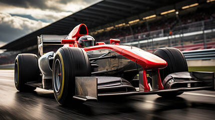 F1 Race Car - obrazy, fototapety, plakaty