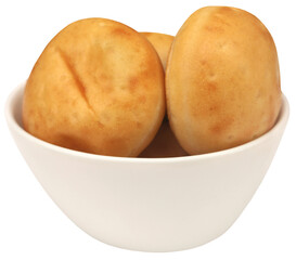 Small round vanilla bread