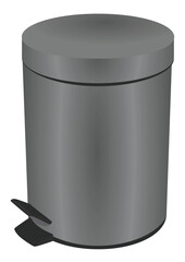 Home recycle bin. vector illustration