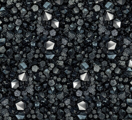 Czarne kamienie diamenty tło