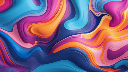 Liquid Spectrum: A Kaleidoscope of Abstract Colors