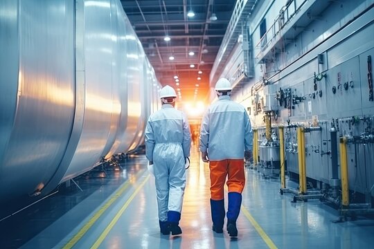 professional workers at nuclear plant