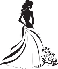 Bride with Different Wedding Flowers Vector Illustration Bride with Different Wedding Venues Vector IllustrationBride with Different Wedding Venues Vector Illustration Bride with Different W