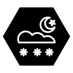  night glyph icon 2