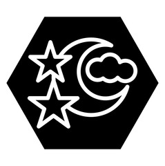  night glyph icon 2