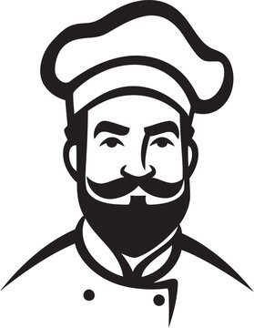The Timeless Chefs Palette A Black and White Culinary IllustrationCulinary Heritage Revived Retro Chef Illustration in VectorCulinary Heritage Revived Retro Chef Illustration in VectorExploring the Ch