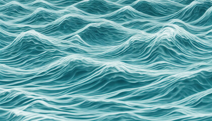 Obraz premium Background of the sea, close-up, turquoise color, in a fabulous style.