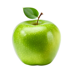 Green Apple Isolated on Transparent Background