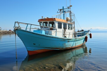 In Search of Fish: Fishing Boat on the High Seas