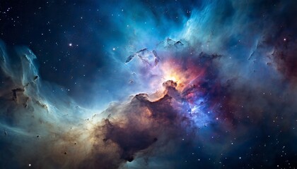 Fototapeta na wymiar nebula on a background of outer space