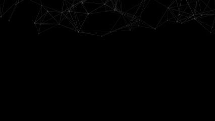 Abstract geometric background. Plexus mesh backdrop illustration.