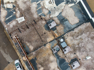 Stock Commercial Roof Photos - Drone