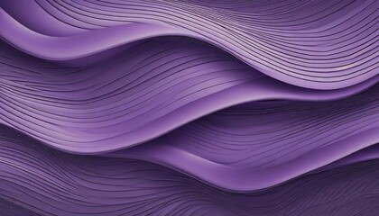 abstract purple background pattern with curvy waves or wavy lines in 3d beveled stripes faint...