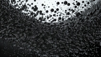 background filled with black particles