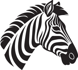 Abstract Wilderness Zebra Stripes Vector DelightMonochrome Marvel Zebra Black Vector Dreams