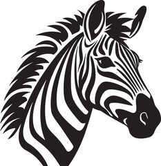 Safari Serenity Zebra Stripes Vector IllustrationGraphic Reverie Zebra Black Vector Fantasy