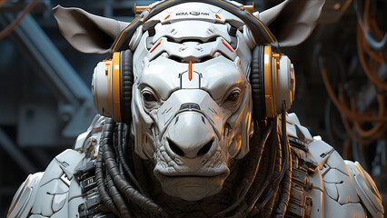 Cyberpunk Rhino