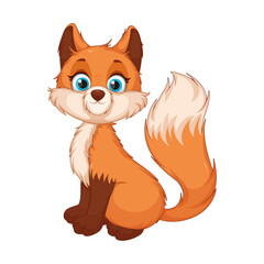 Vector Fox. Cunning and Charm