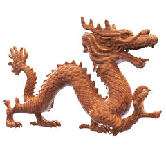 Fototapeta premium Chinese Dragon Symbol isolated 3D render Ilustration