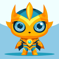 Warrior Big eye cute full body