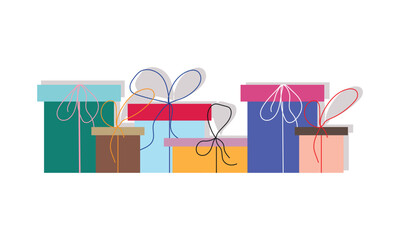 colorful gift bags