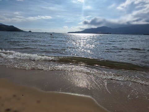 beach and sea