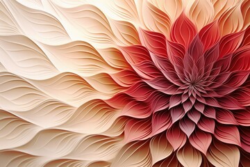 A fractal art floral background.