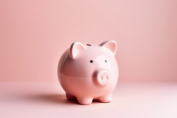 A piggy bank for savings.