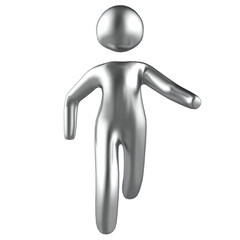 3d Icon Figure For Presentation isolated 3D render Ilustration